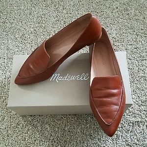 Madewell point toe loafers