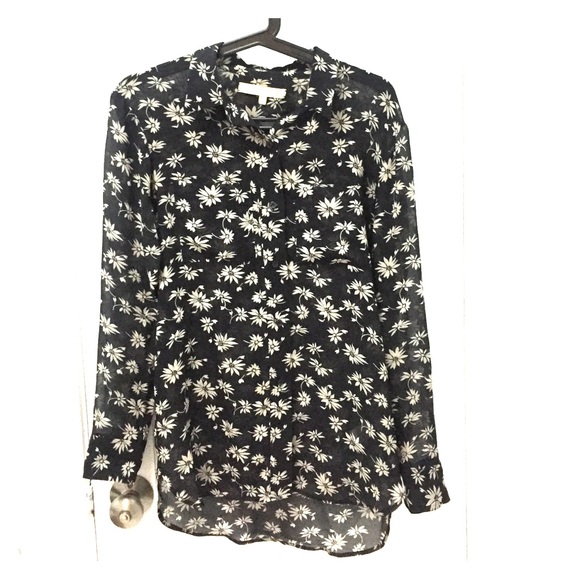 100% sheer silk Alexa Chung for Madewell blouse