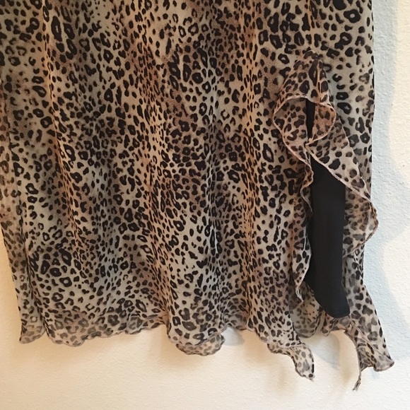 Women's cheetah print dress skirt - Picture 2 of 3