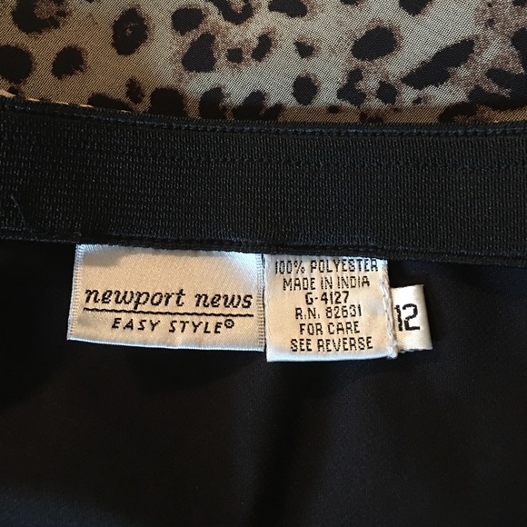 Women's cheetah print dress skirt - Picture 3 of 3