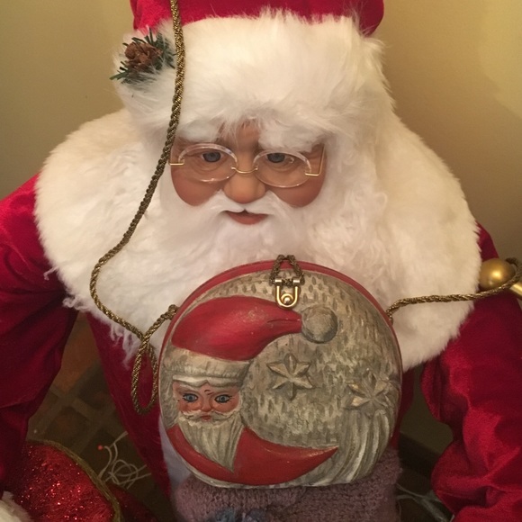 Authentic Timmy Woods Santa Purse