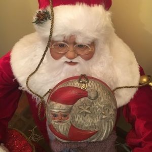 Authentic Timmy Woods Santa Purse