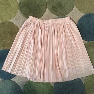 Light pink mini skirt