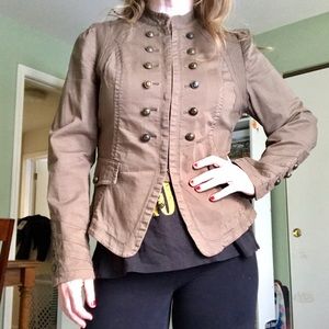 Army green/brown Military Style Jacket