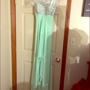 Mint Green Size 4 Prom Dress