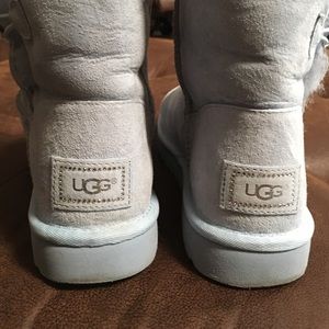 Baby blue Ugg boots crystals