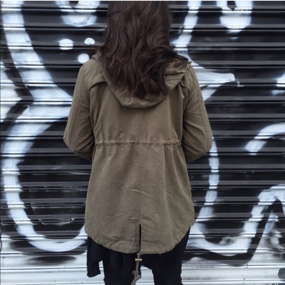 Utility Jacket- Olive - Picture 2 of 3