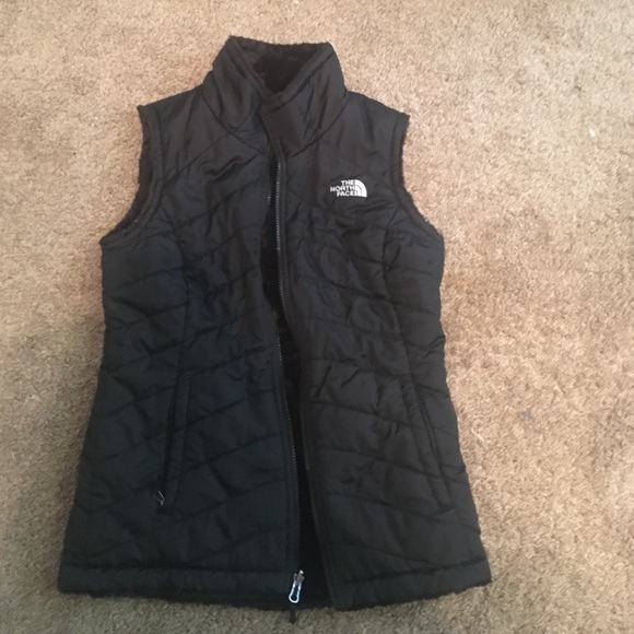 reversible north face vest