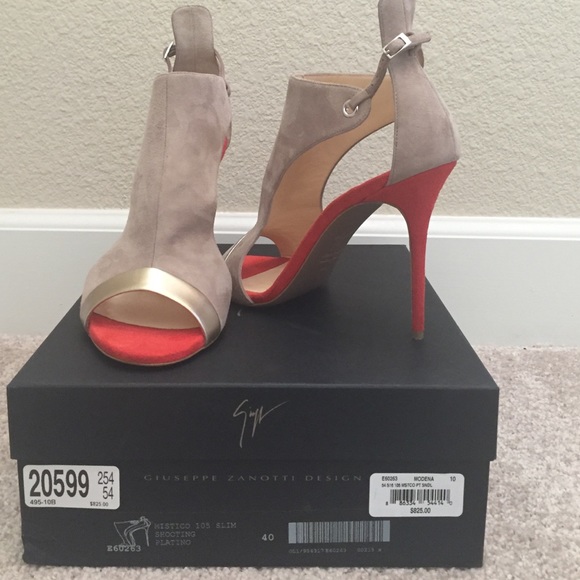 Giuseppe Zanotti Mistico Two-tone Suedo high heel