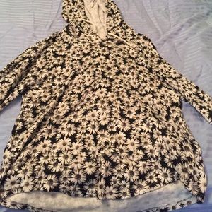 Daisy pattern hoodie