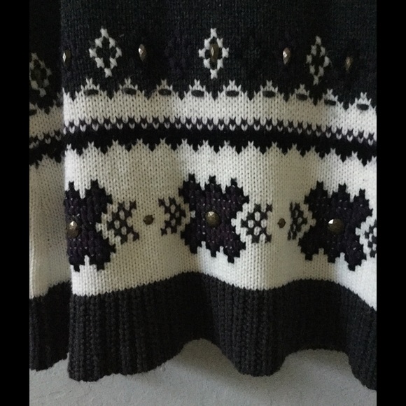 La Cité Nordic Pattern Knit Sweater - Picture 4 of 4