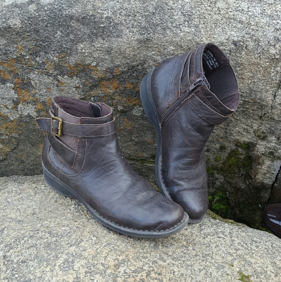 Clarks leather ankle boots
