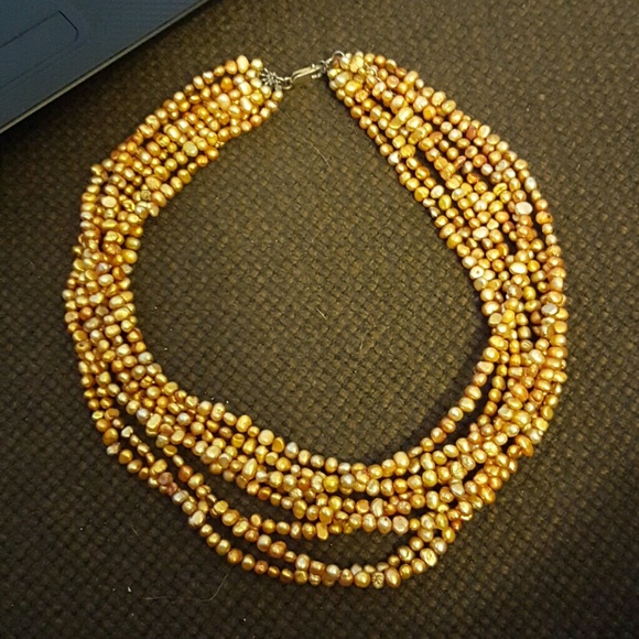 Silpada designs 8 strand pearl necklace