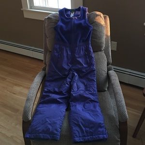 LL Bean girls ski pants