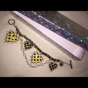 Betsey Johnson Heart Bracelet