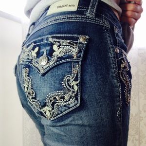Bedazzled Boot Cut Jeans