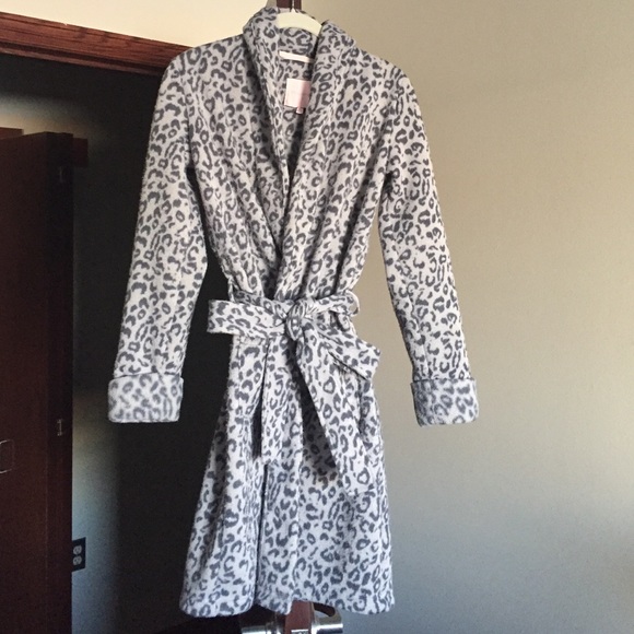 Victoria's Secret leopard print robe