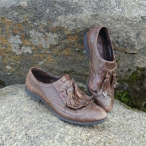Leather loafers