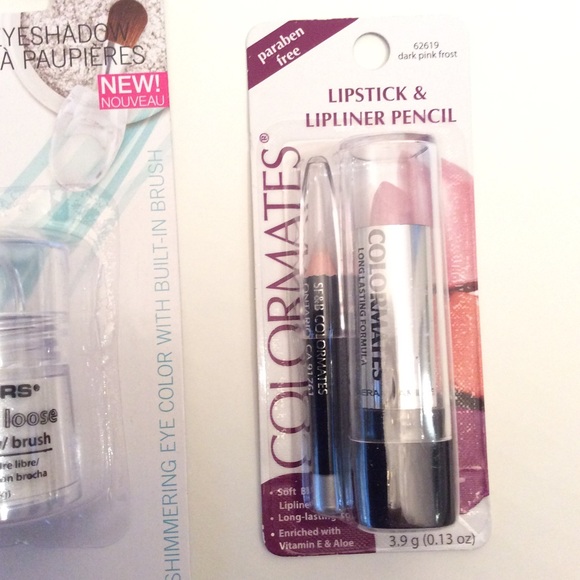 2 ITEMS: LOOSE METALLIC EYESHADOW☄️LIPSTICK/LINER - Picture 4 of 4