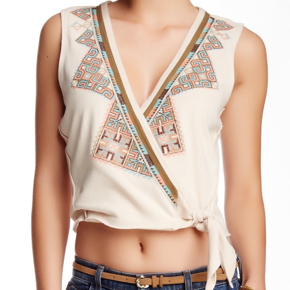 NEW! Free People Around the World Tank, Ivory, S