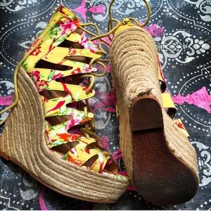 Preloved wedge size 7, $15