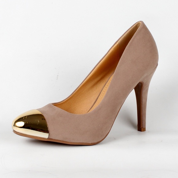Shoes - Suede pumps(Nicki-01 Beige suede)