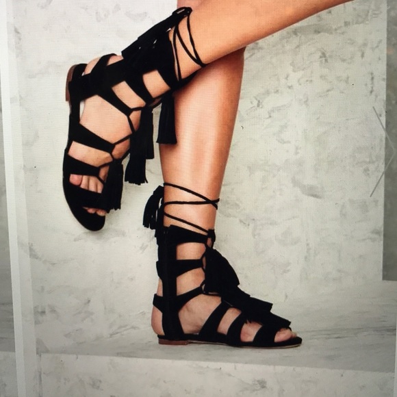 Jeffery Campbell hang of four suede sandal