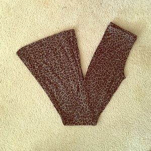 Leopard Bell Bottoms