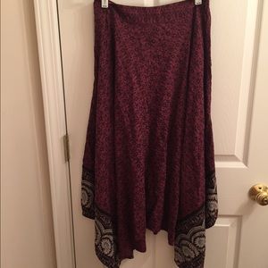 Flowy high waisted skirt