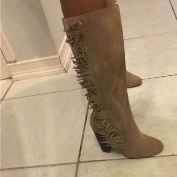 Taupe/grey Boots