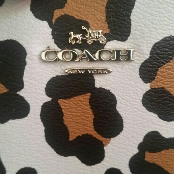 Coach Leopard Tote
