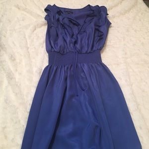 Blue Ruffle Dress