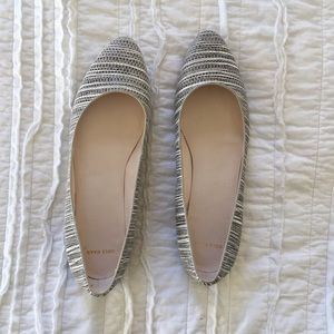 Cole Haan Skimmer Flat Black & White Size 8.5