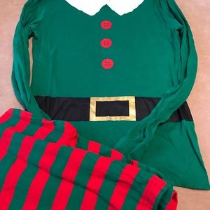 Elf Pajamas. Worn once. Size L.