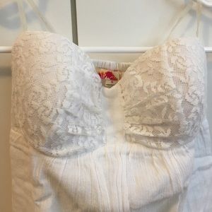 Forever 21 busty strapless top (small)