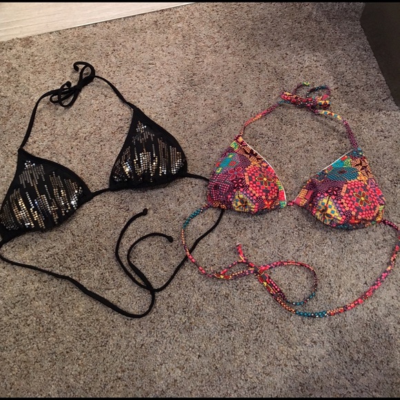 BUNDLE: 2 medium bikini tops by Xhilaration