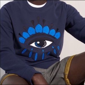 Men's Kenzo Paris Eye Sweatshirt-Midnight Blue