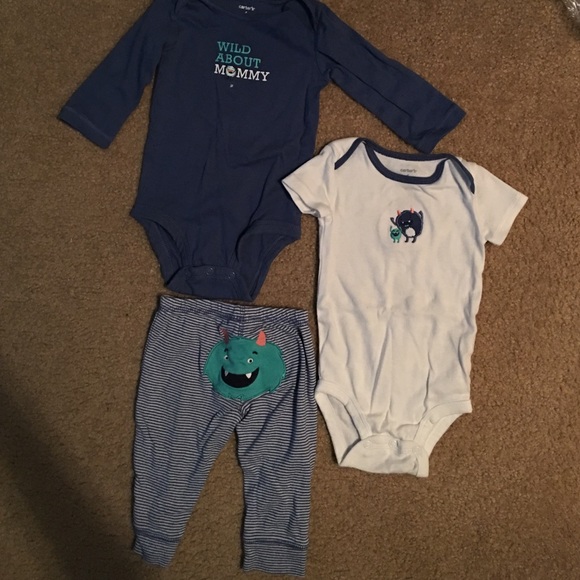 Wild about mommy 3 piece pajama set