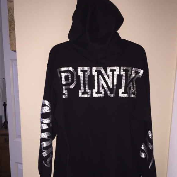 PINK bling hoodie