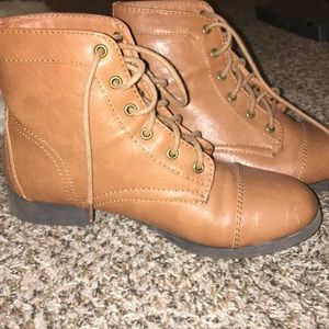 Brown Combat boots