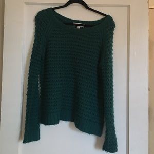 Olive and oak sweater. Green/blue color.