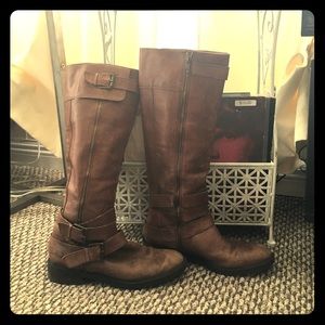Saylem brown LEATHER riding boots