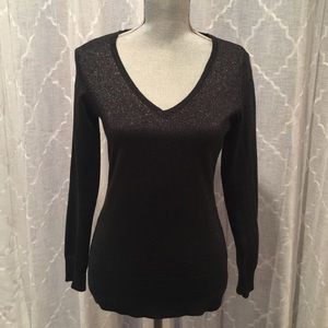 Black and Gold Shimmer Sweater