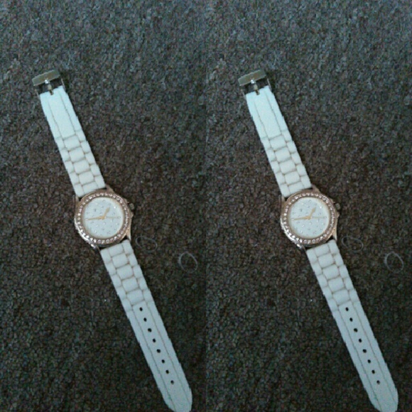 Gold & White Stainless Steal Watch