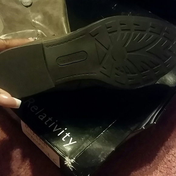 Taupe Riding Boot - Picture 2 of 2