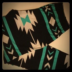 Aztec design leggings - one size