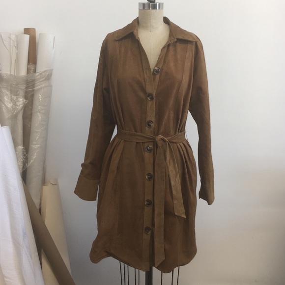 Suede Dress/Coat
