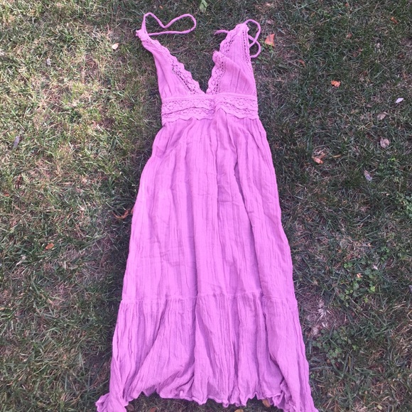 Halter Long Purple Jens Pirate Booty Dress!