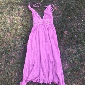 Halter Long Purple Jens Pirate Booty Dress!