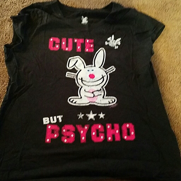Happy Bunny Cute But Psycho Shirt